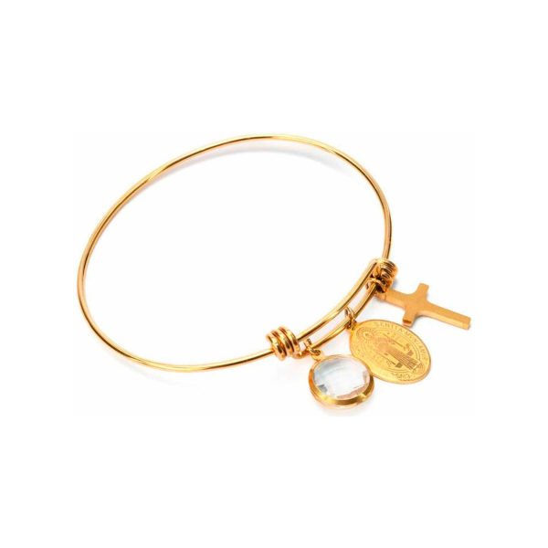 AR PULSERA ACERO SAN BENITO PAULUSGIFT