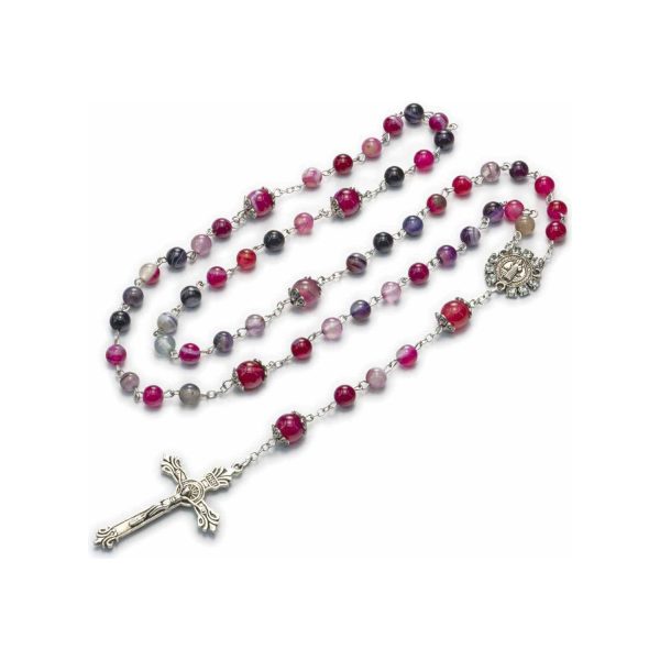 AR ROSARIO PERLAS ROSA BLANCO PAULUSGIFT