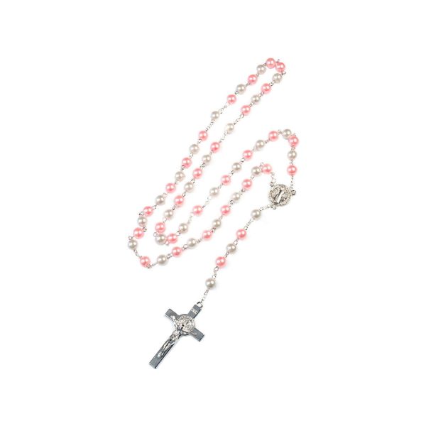 AR ROSARIO PERLAS ROSA BLANCO PAULUSGIFT