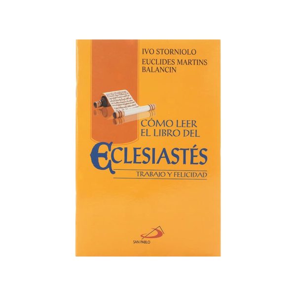 COMO LEER EL LIBRO DEL ECLESIASTES