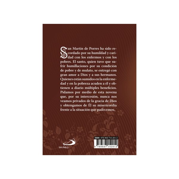 9789587152012-2 NOVENA A SAN MARTIN DE PORRES