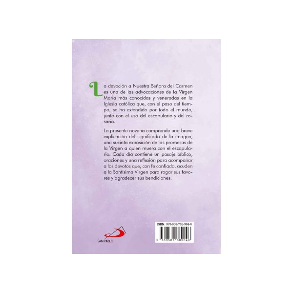 9789587689846-3 NOVENA BÍBLICA A NSTRA SEÑORA DEL CARMEN